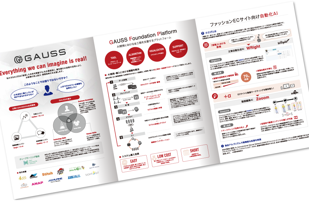 巻き三つ折り 6ページ
