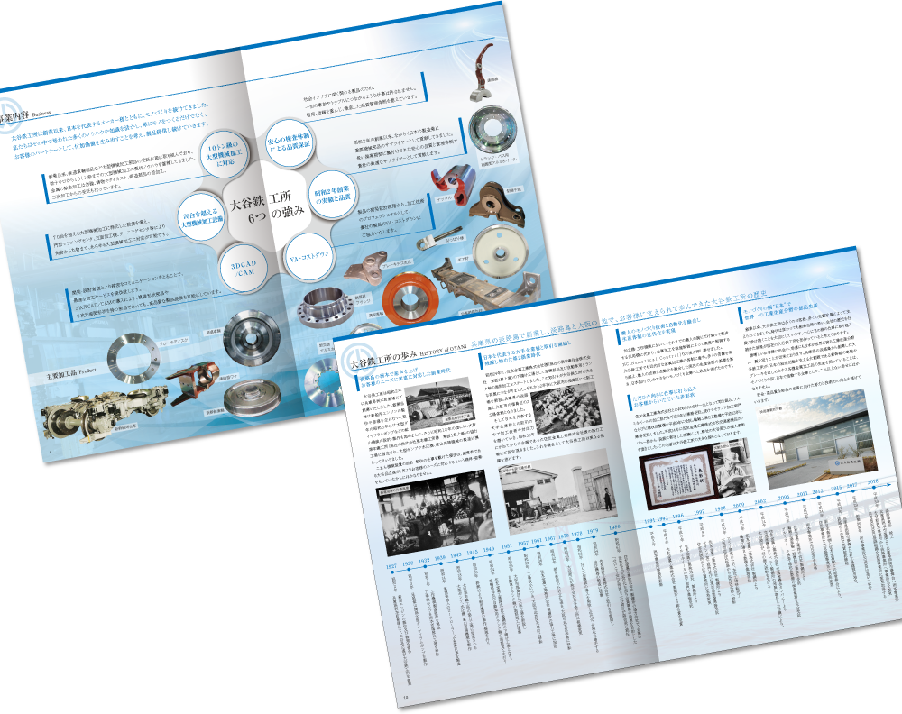 中綴じ 12ページ