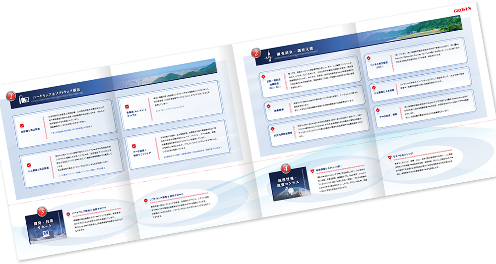 観音折り 8ページ